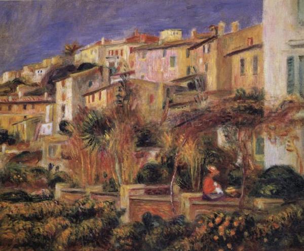 Pierre Renoir Terraces at Cagnes Sweden oil painting art